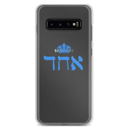 ECHAD with Crown, BLUE, Clear Case for Samsung®