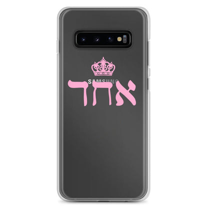 ECHAD with Crown, PINK, Clear Case for Samsung®