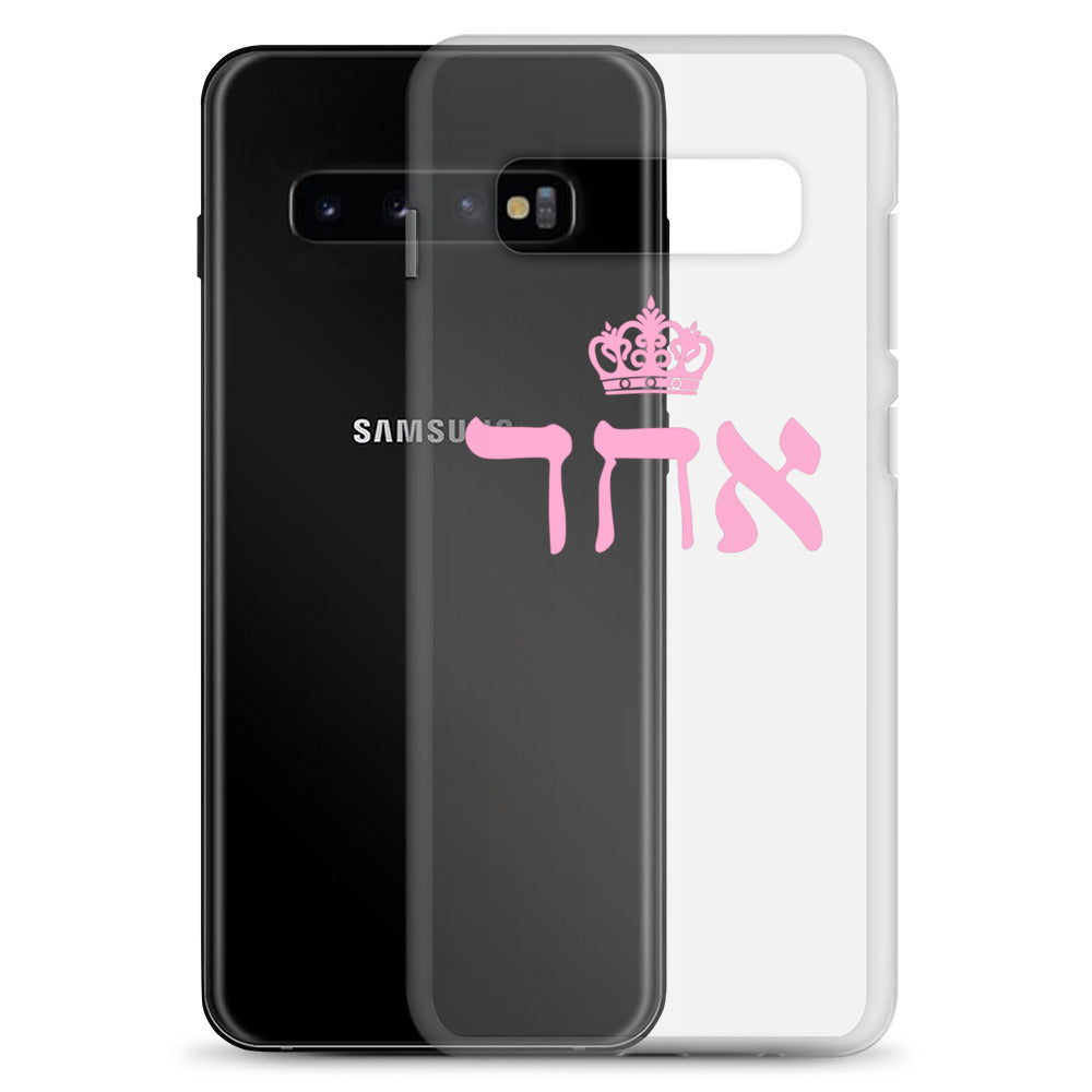 ECHAD with Crown, PINK, Clear Case for Samsung®