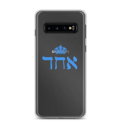 ECHAD with Crown, BLUE, Clear Case for Samsung®