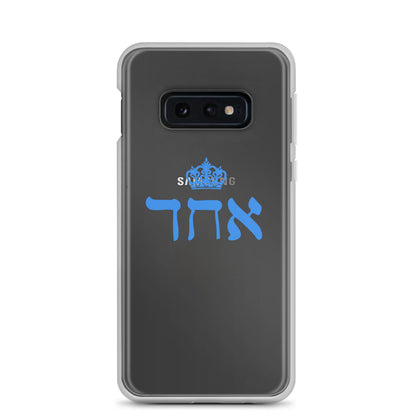 ECHAD with Crown, BLUE, Clear Case for Samsung®