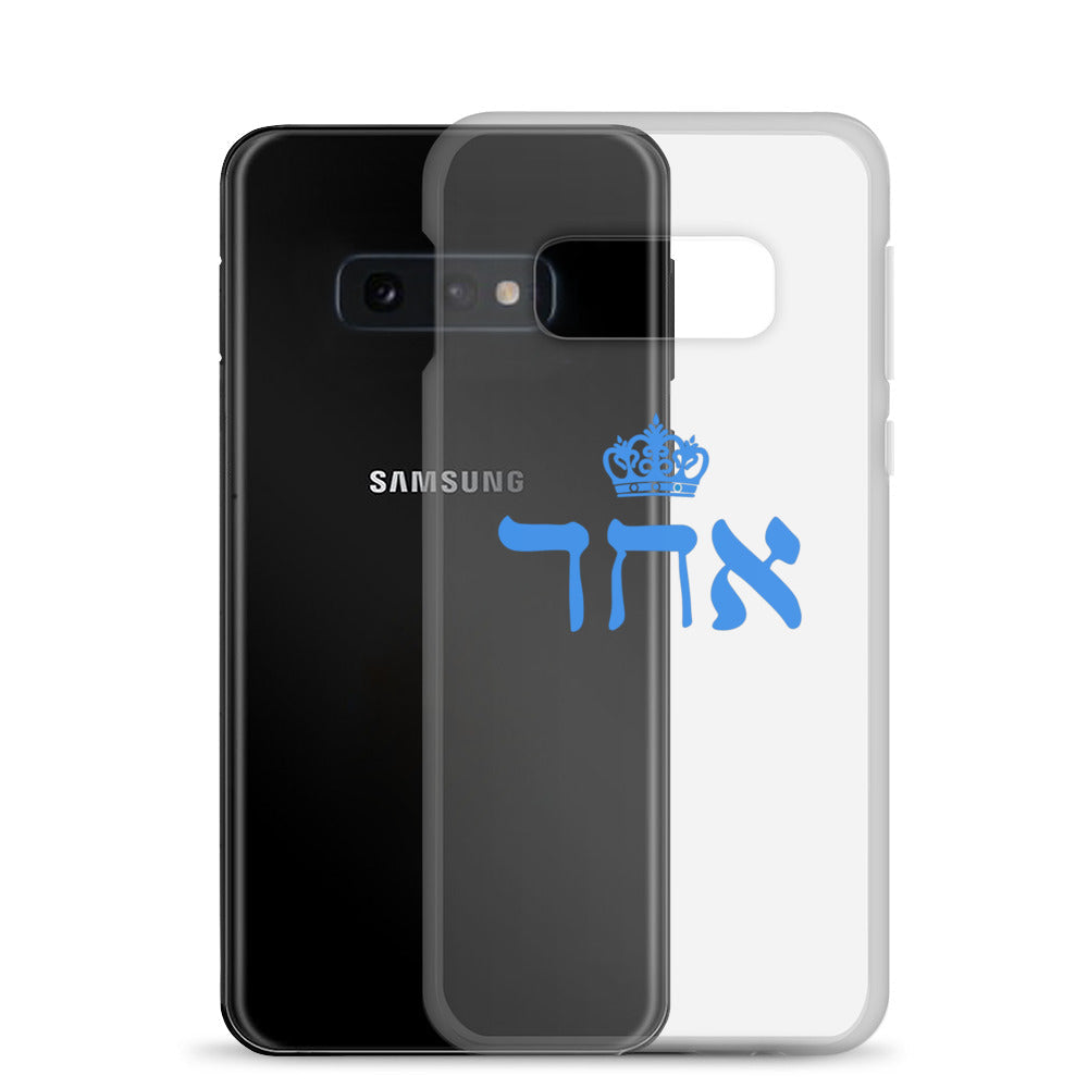 ECHAD with Crown, BLUE, Clear Case for Samsung®