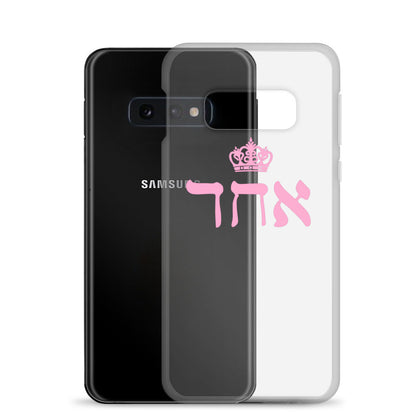 ECHAD with Crown, PINK, Clear Case for Samsung®