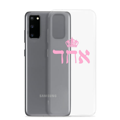 ECHAD with Crown, PINK, Clear Case for Samsung®