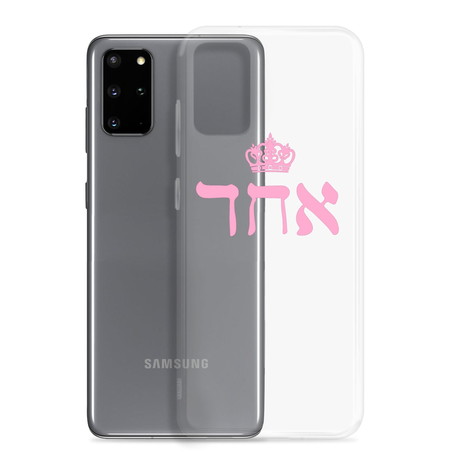 ECHAD with Crown, PINK, Clear Case for Samsung®