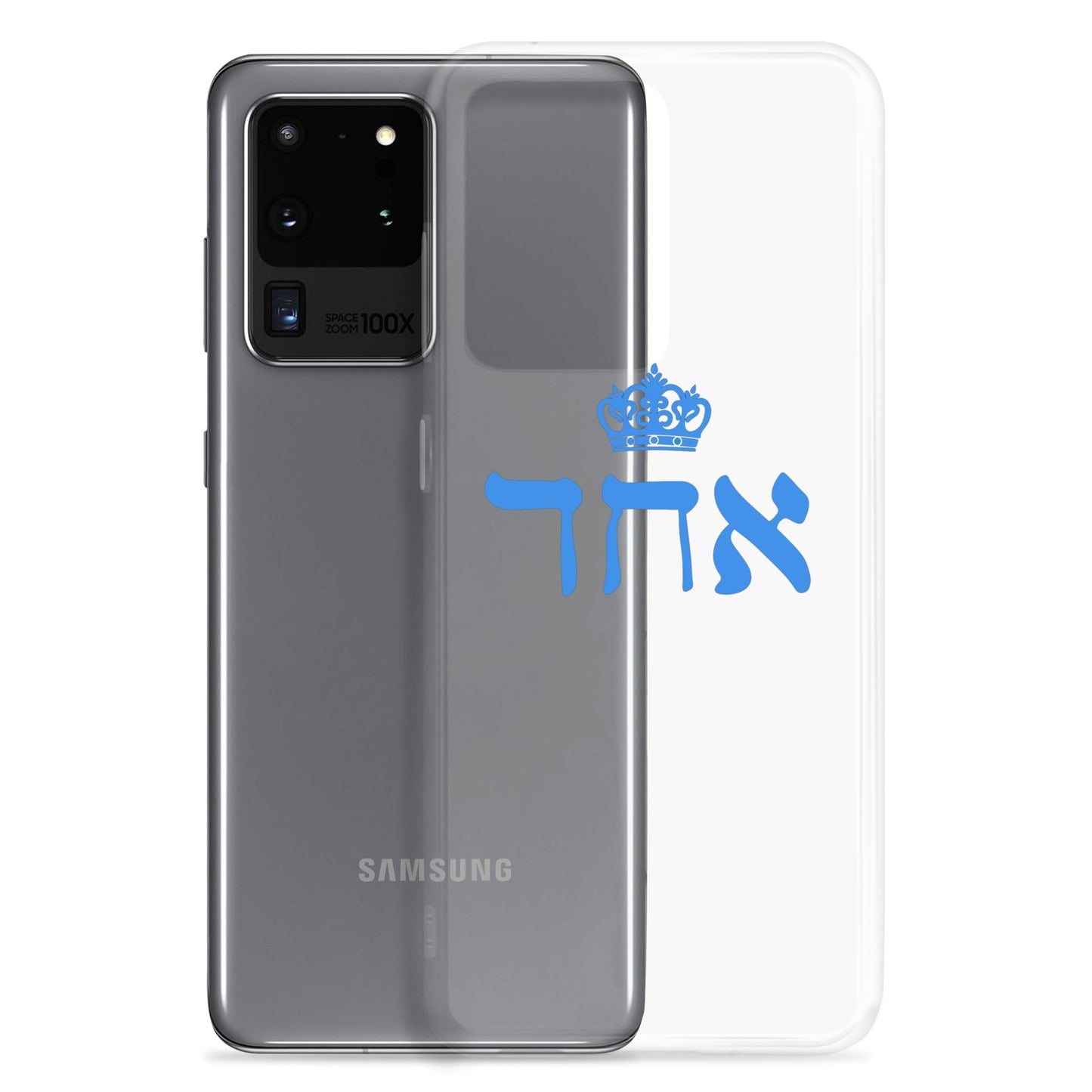 ECHAD with Crown, BLUE, Clear Case for Samsung®