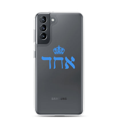 ECHAD with Crown, BLUE, Clear Case for Samsung®