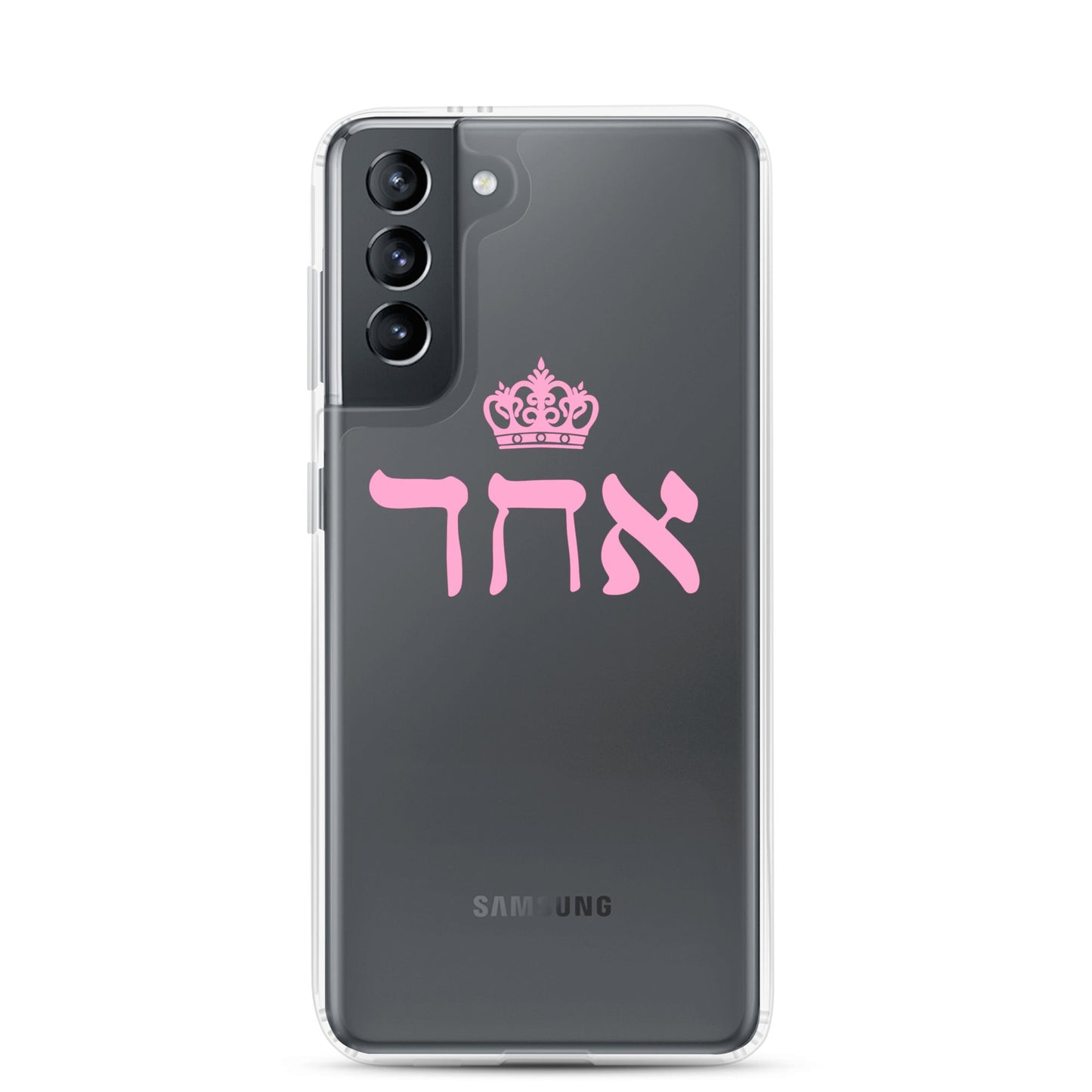 ECHAD with Crown, PINK, Clear Case for Samsung®