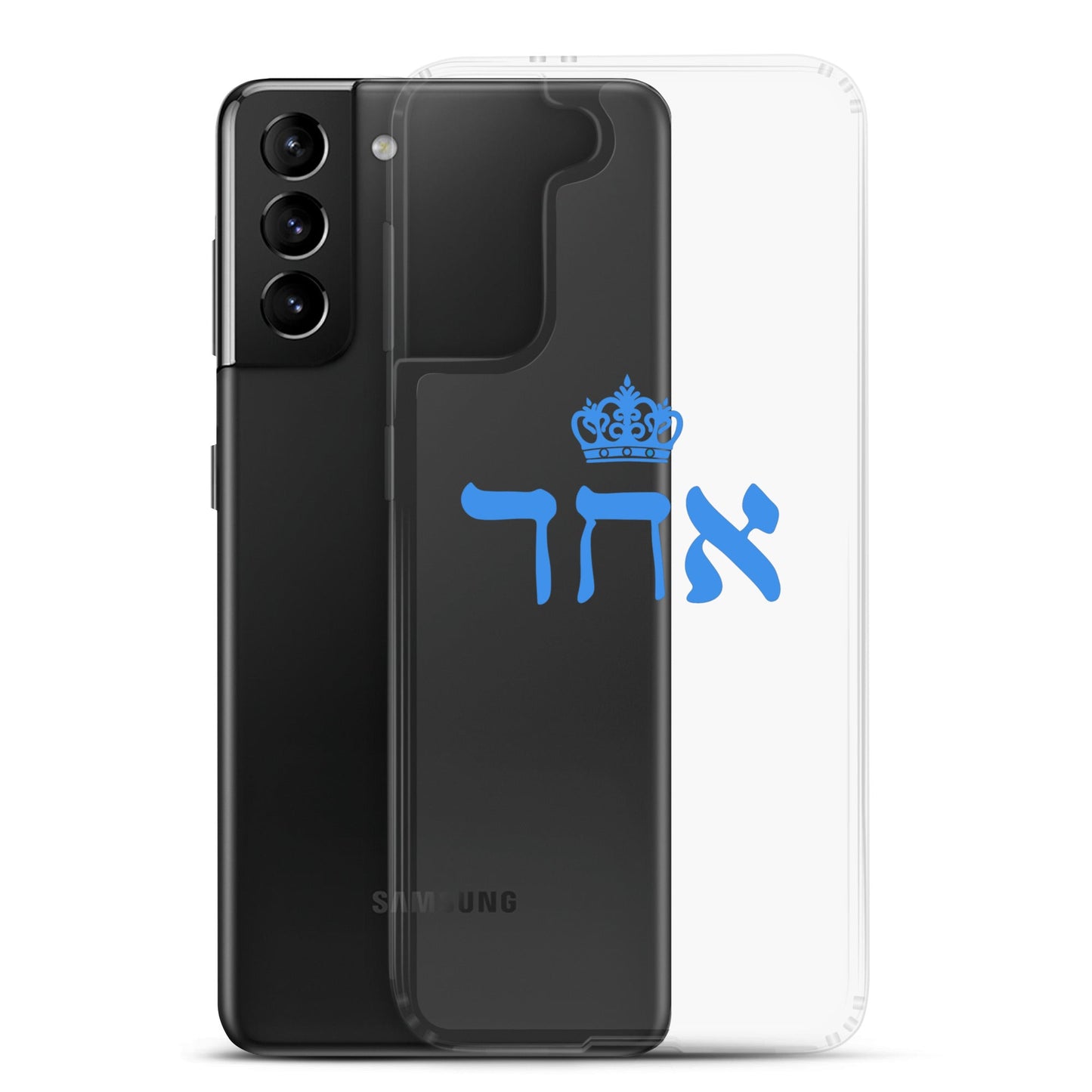 ECHAD with Crown, BLUE, Clear Case for Samsung®