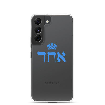 ECHAD with Crown, BLUE, Clear Case for Samsung®