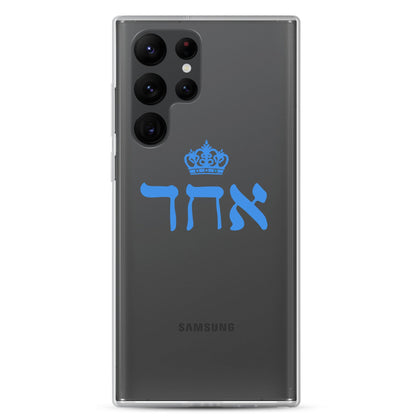 ECHAD with Crown, BLUE, Clear Case for Samsung®