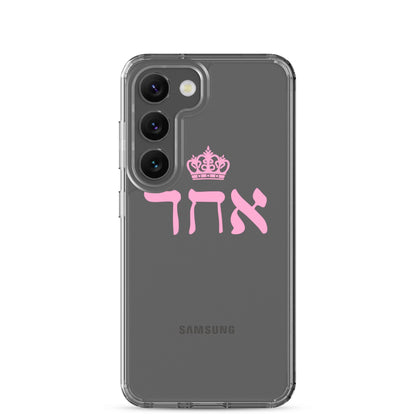 ECHAD with Crown, PINK, Clear Case for Samsung®