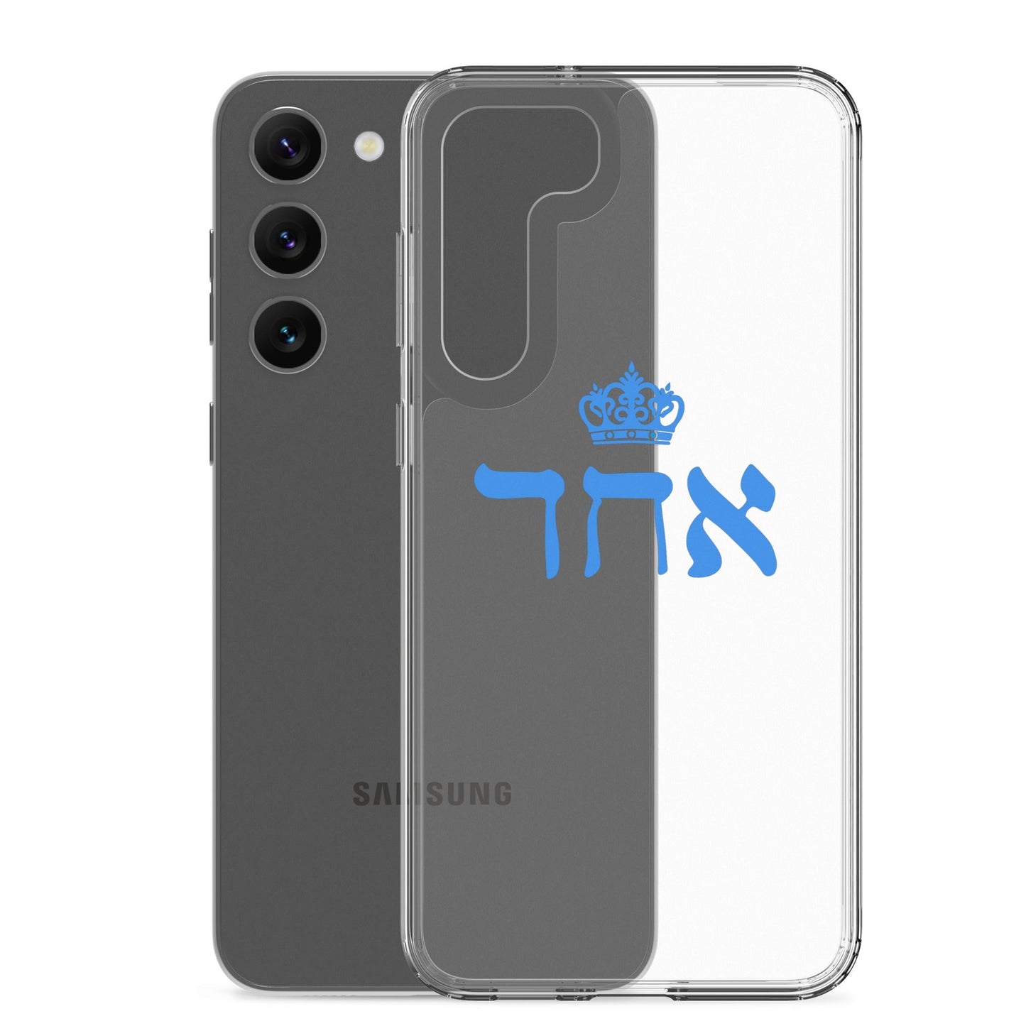 ECHAD with Crown, BLUE, Clear Case for Samsung®