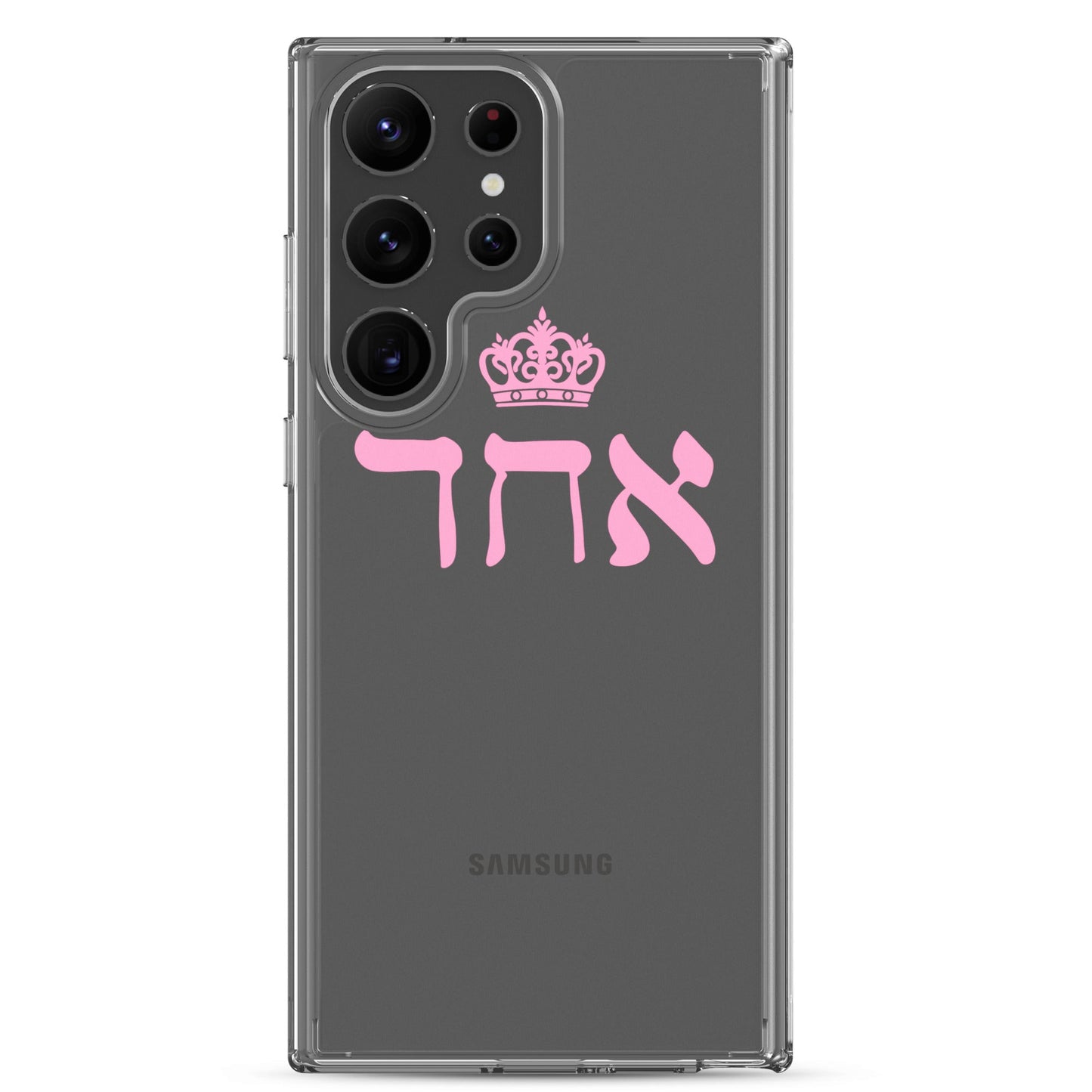 ECHAD with Crown, PINK, Clear Case for Samsung®