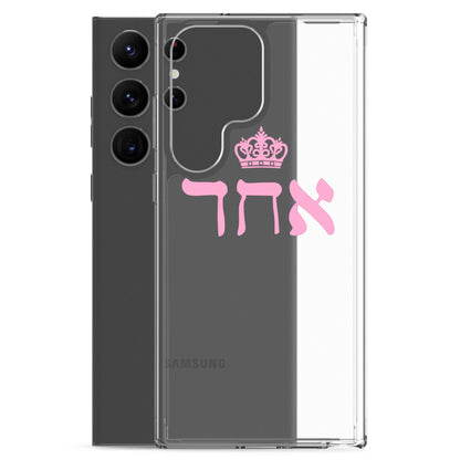 ECHAD with Crown, PINK, Clear Case for Samsung®