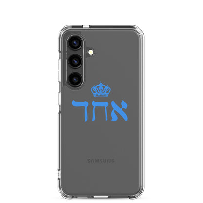 ECHAD with Crown, BLUE, Clear Case for Samsung®