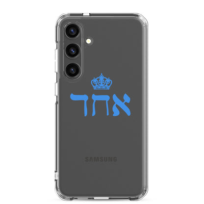 ECHAD with Crown, BLUE, Clear Case for Samsung®