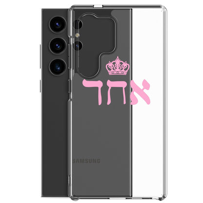 ECHAD with Crown, PINK, Clear Case for Samsung®