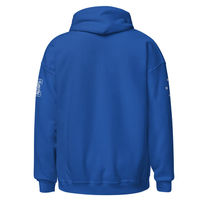 ECHAD with Crown, Blue & White Unisex Hoodie