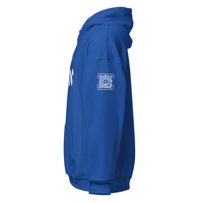 ECHAD with Crown, Blue & White Unisex Hoodie