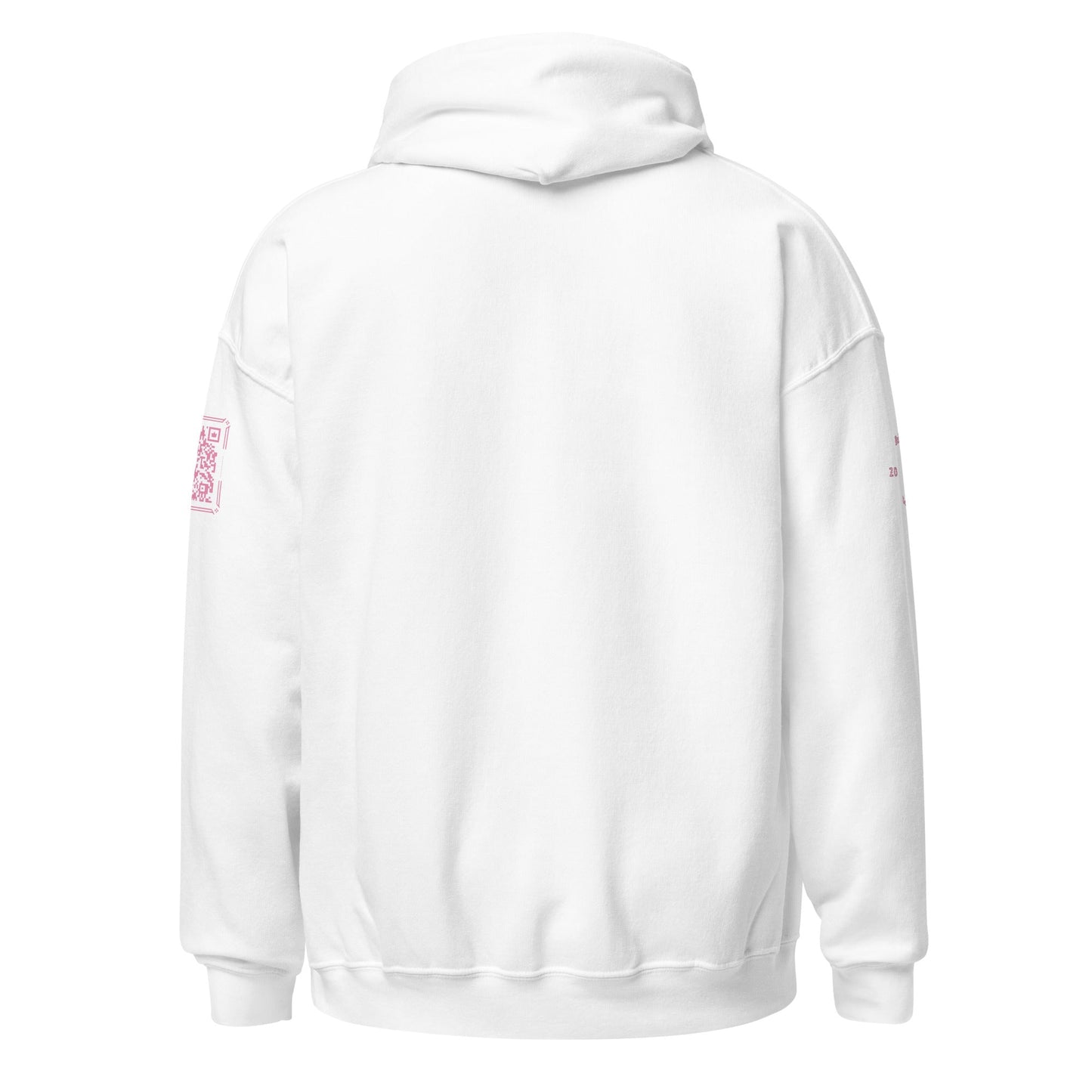 ECHAD with Crown, White & Pink Unisex Hoodie